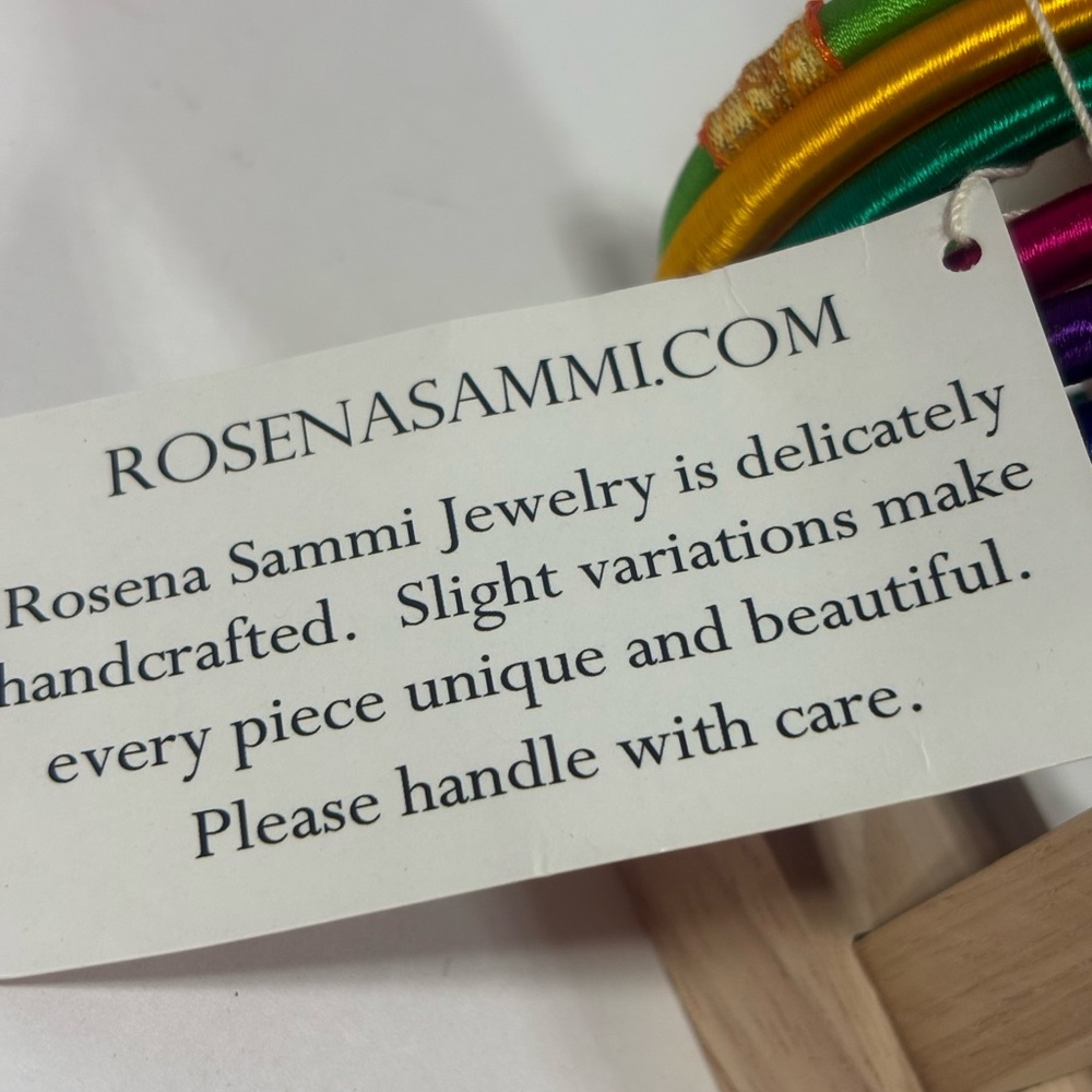 Colorful Silk Thread Bracelets Set - Picture 2 of 2